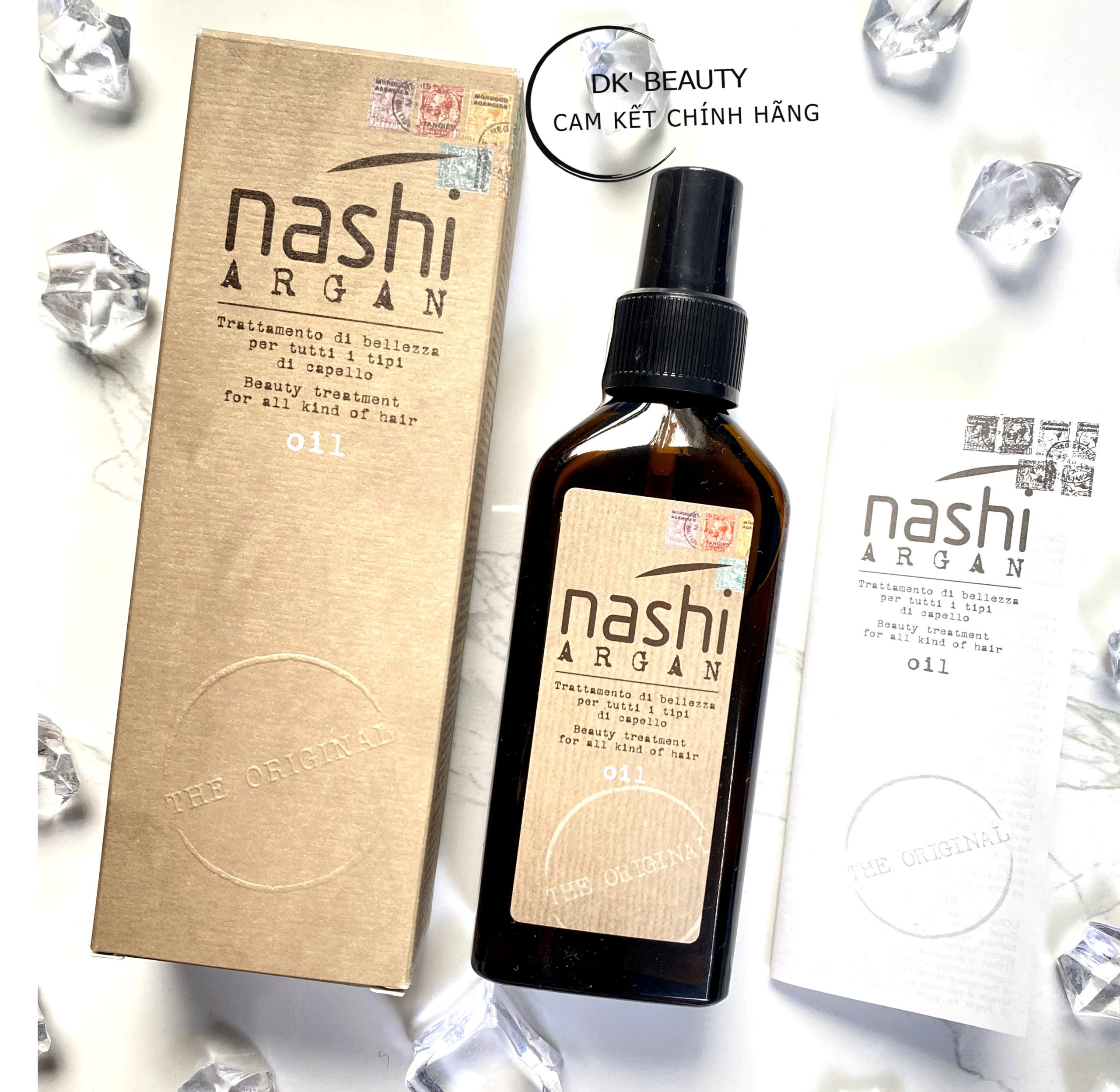 Tinh Dầu Nuôi Dưỡng Phục Hồi Tóc Bóng Mượt  Nashi Argan - 100ml