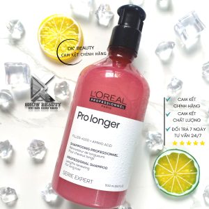 Dầu Gội Giảm Đứt Gãy Rụng Làm Tóc Chắc Khỏe Và Dài Hơn Loreal Professionnel - Pro Longer 500ml