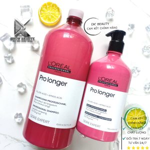 Dầu Gội Xả Giảm Đứt Gãy Rụng, Dưỡng Dài Và Dày Tóc Serie Expert Pro Longer (Size To) - Loreal Professionnel