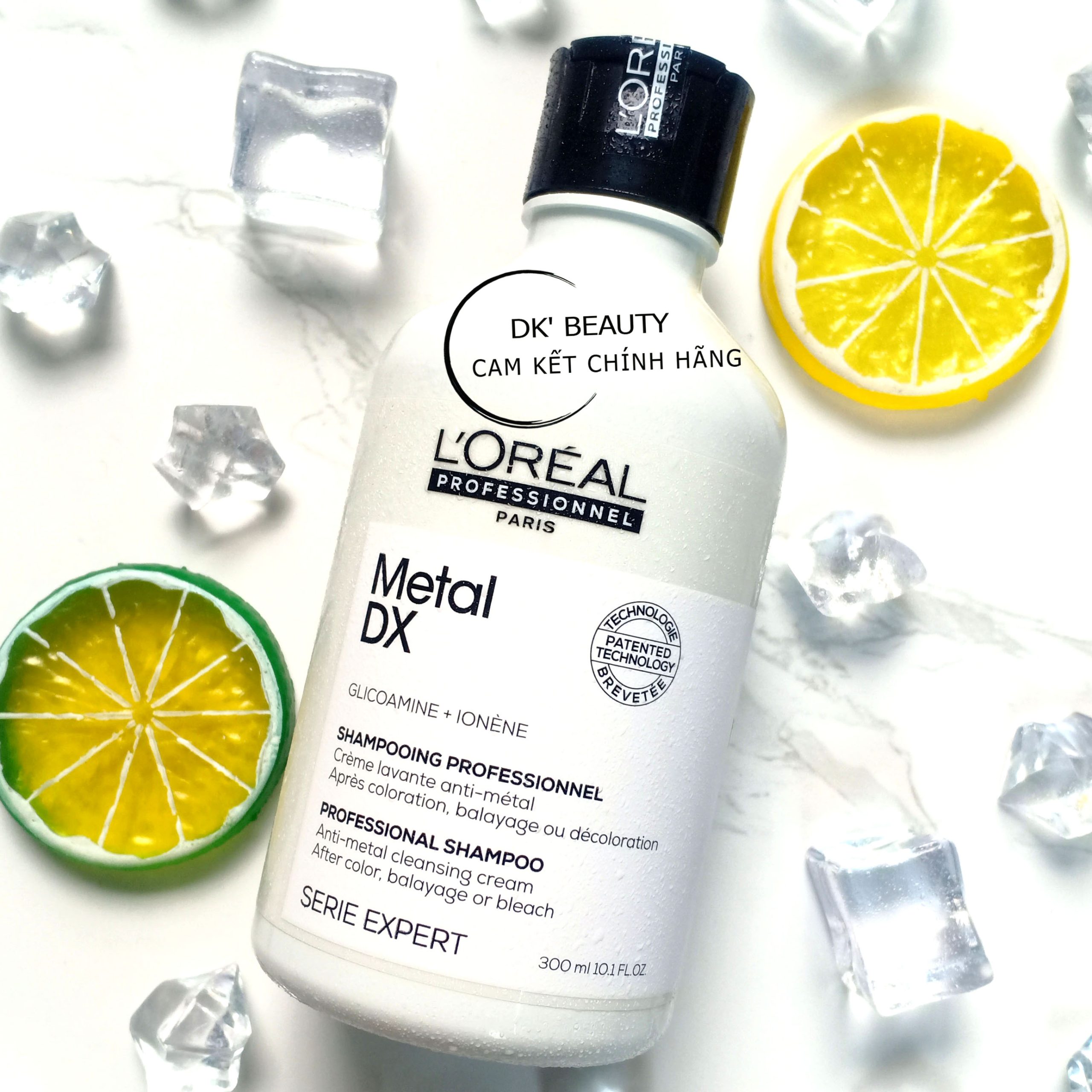 Dầu Gội Thải Độc Cho Tóc Nhuộm, Tẩy Giúp Tóc Khỏe Mềm Mượt Và Bóng Mượt Loreal Professionnel - Metal DX 300ml