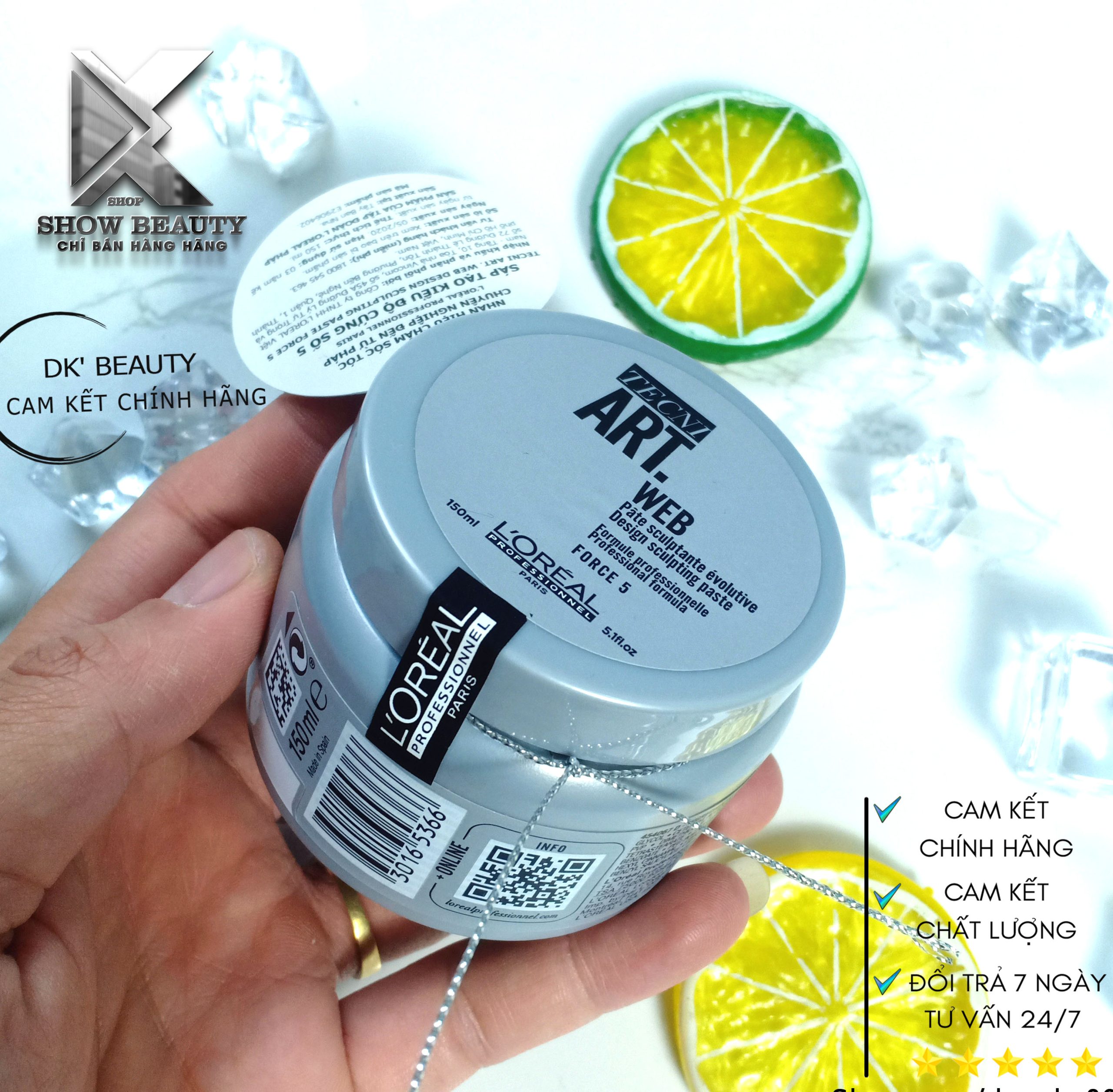 Sáp Vuốt Tóc Loreal Professionnel Vỗ Tạo Kiểu WEB - 150ml (Độ cứng 5)