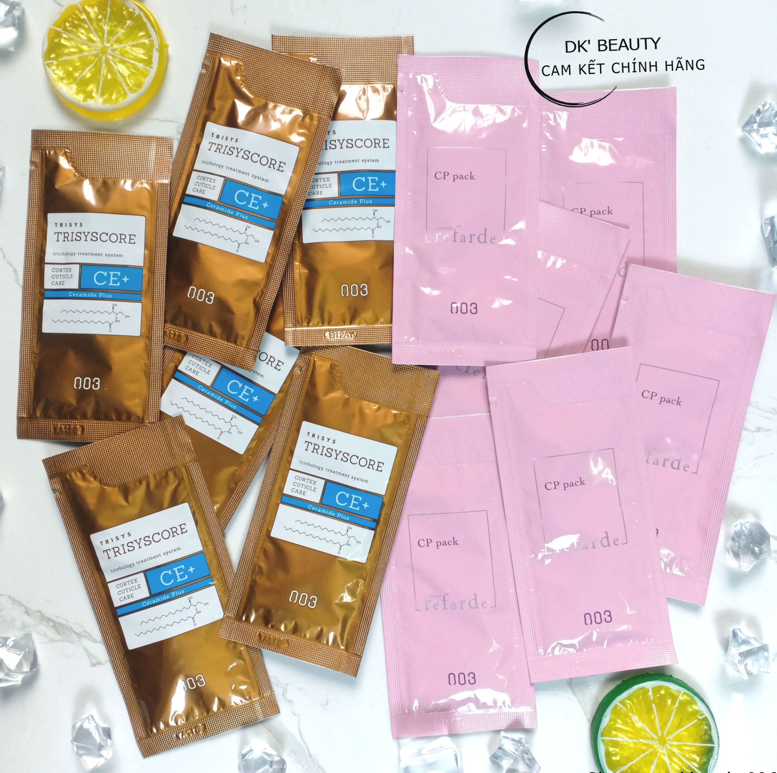 Hấp Ủ Phục Hồi Tóc, Tăng Cường Bóng Mượt Number Three 003 Trisyscore Ce Plus - CP Pack 12gr