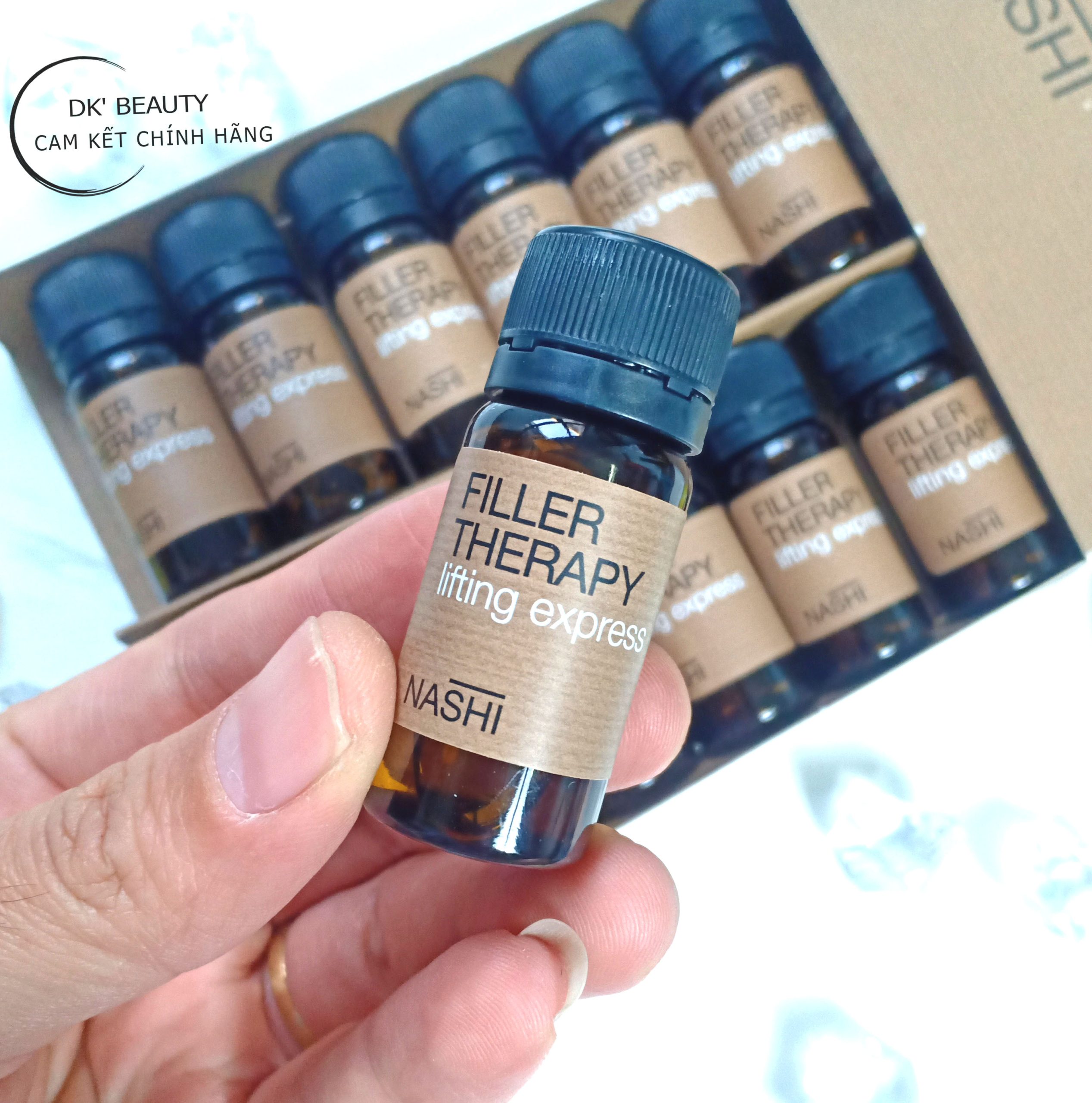 Huyết Thanh Phục Hồi Tái Tạo Cấu Trúc Tóc Bị Hư Hỏng Nashi Argan - Giá 1 chai 8ml