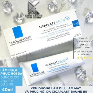 Kem dưỡng Phục Hồi Da La Roche Posay Làm Dịu, Làm Mượt Cicaplast Baume B5 40ml