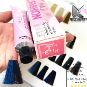 Thuốc Nhuộm Loreal Xanh Chì 6.11H Majifasion Kèm Oxy 30Vol - Loreal Professionnel