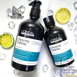 Dầu Gội Khử Cam Cực Mạnh Loreal Professionnel Giúp Màu Nhuộm Luôn Tươi Sáng Chroma Crème Blue Dyes