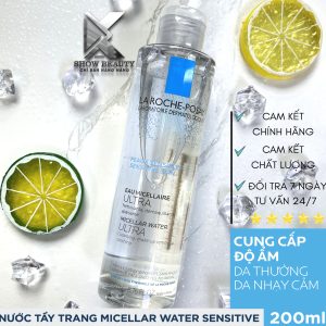 Nước Tẩy Trang Làm Sạch Sâu Cho Da Nhạy Cảm La Roche Posay - 200ml