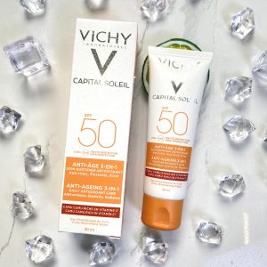 Kem Chống Nắng Vichy Chống Lão Hóa & Dưỡng Da SPF 50 PA+++ Ideal Soleil Anti-Ageing 50ml