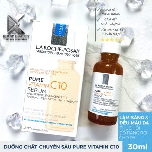 Dưỡng Chất Làm Sáng Da Chống Lão Hóa La Roche-Posay - Pure Vitamin C10 - 30ml