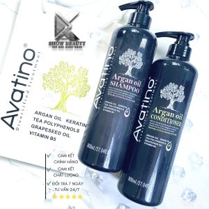 Dầu Gội Xả Phục Hồi Mềm Mượt  Bổ Sung Dưỡng Chất Cho Tóc Avatino - Tinh Dầu Argan 800ml