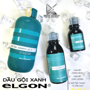 Dầu Gội Xanh Elgon Khử Cam Đỏ Giữ Màu Rêu - Anti Red Shampoo pH6