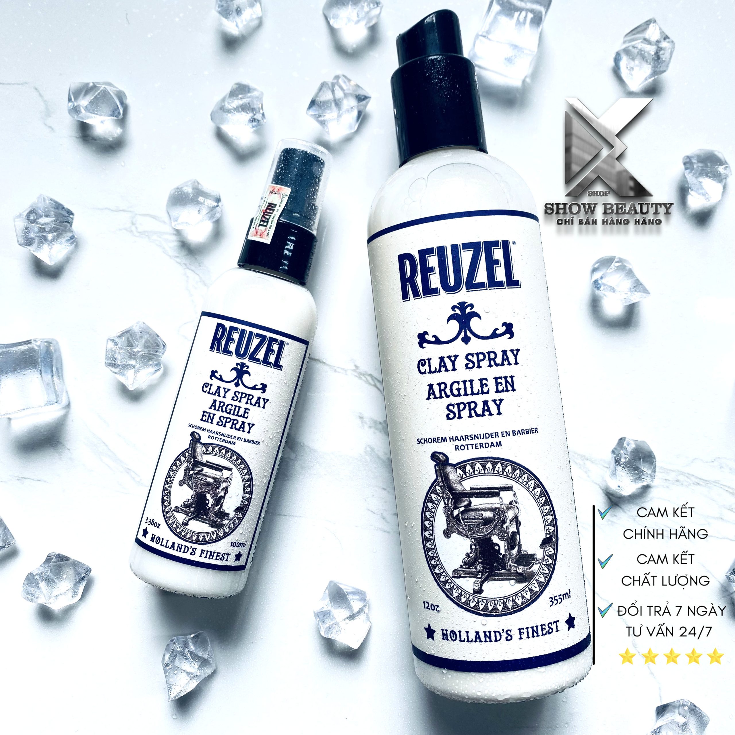 Xịt Tạo Phồng Reuzel Tạo Kiểu Clay Spray 100 - 355ml