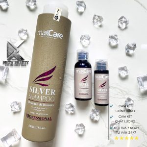 Dầu Gội Tím Khử Vàng Giữ Màu Cho Tóc Tẩy MaxCare - Dạng Tester