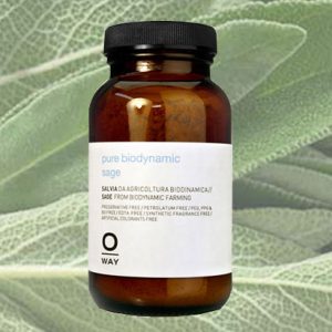 Bột dưỡng tóc Oway Pure Biodynamic Sage – 50g tái cân bằng da đầu cho tóc nặng, bết và da đầu dầu
