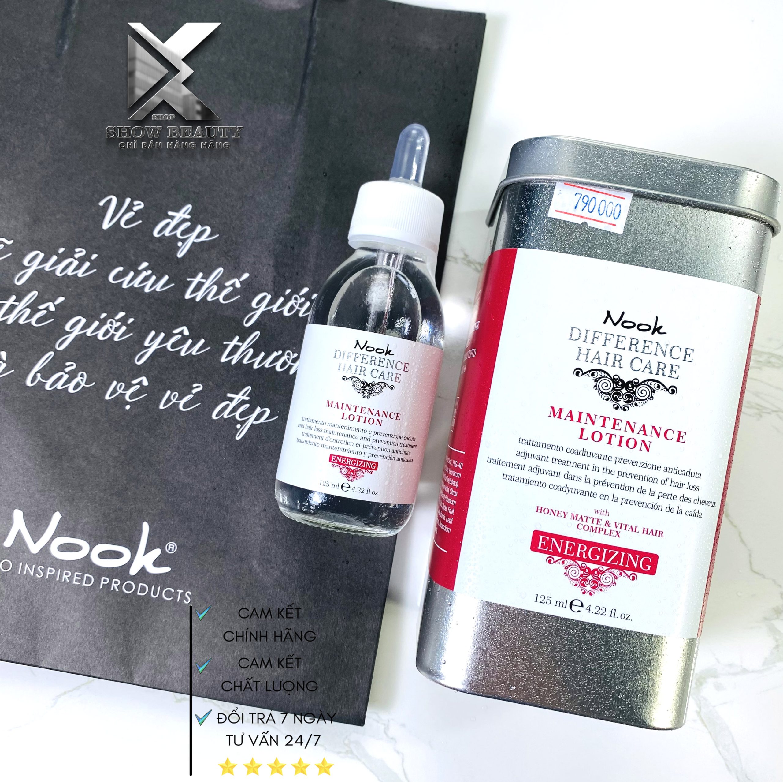 Huyết thanh chống rụng và kích thích mọc tóc Nook - Energizing Maintenance Lotion
