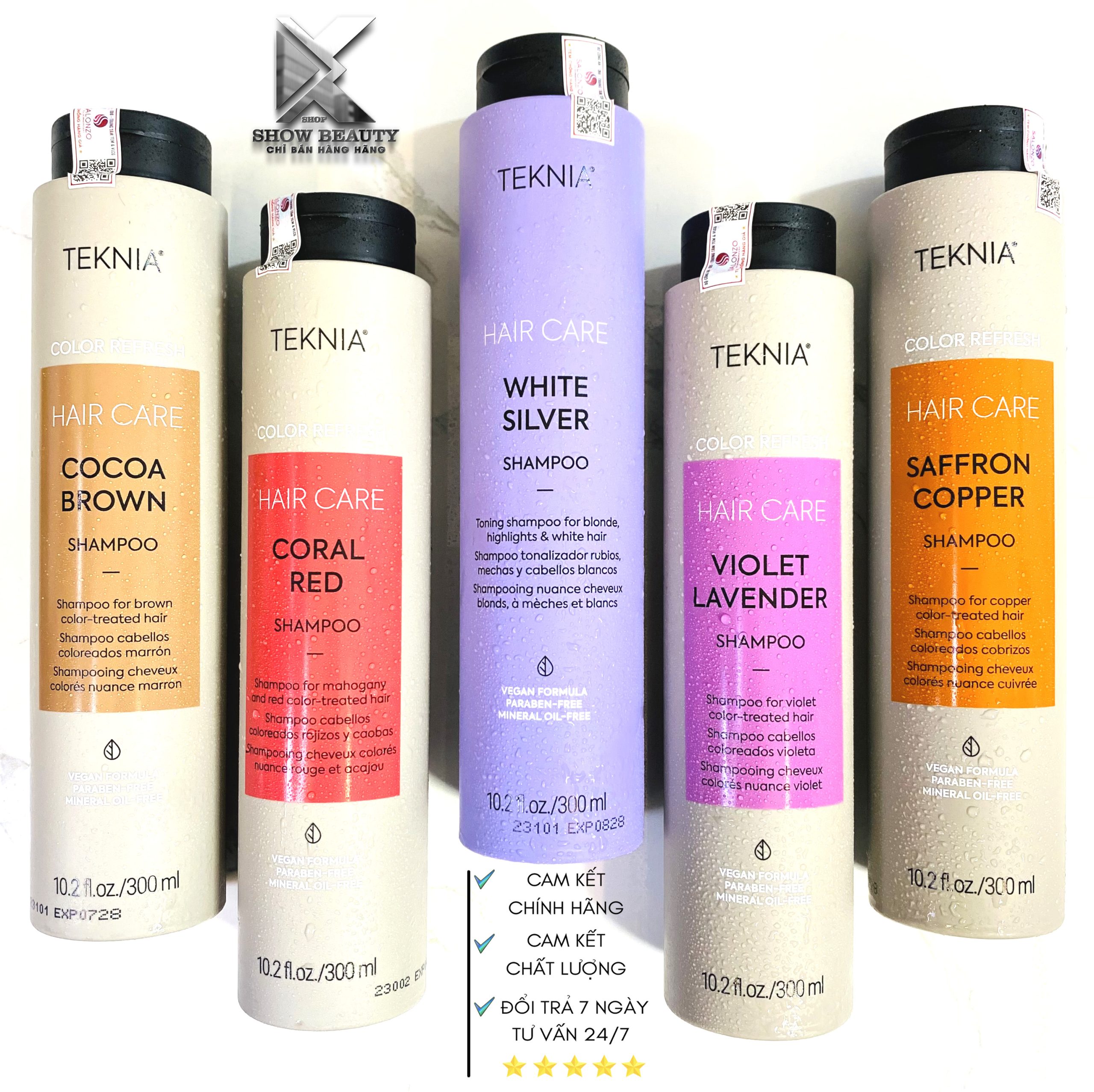 Dầu gội bổ sung hạt màu cho tóc nhuộm dưỡng mềm tóc Lakme Refresh Teknia chuyên sâu - 300ml