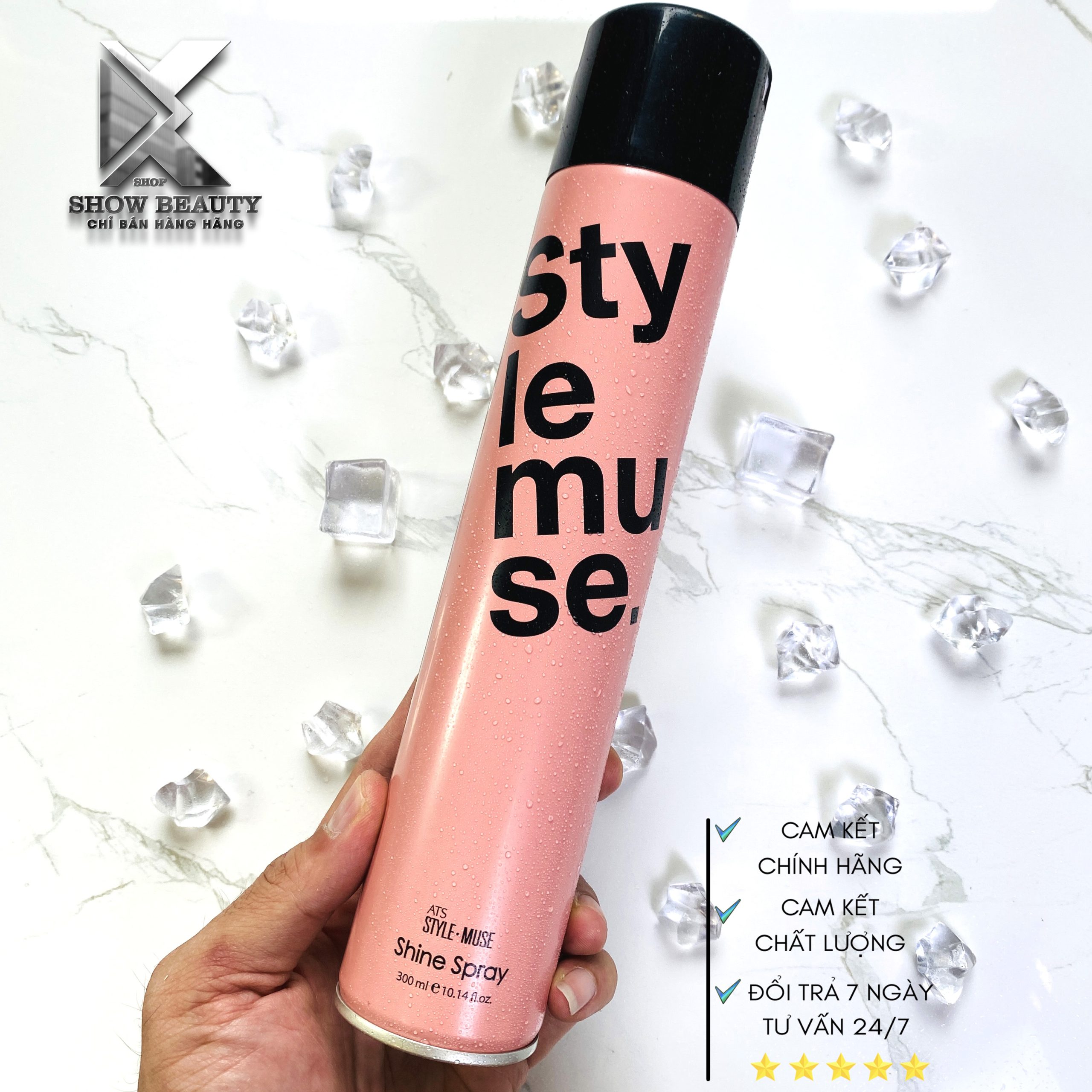 Xịt ATS phun sương tăng cường tối đa độ bóng cho mái tóc - Stylemuse Shine Spray