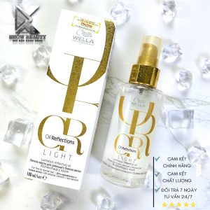 Tinh dầu Wella dưỡng tóc mềm mượt và sáng bóng tức thì Oil Reflections Luminous Smoothing Oil 100ml