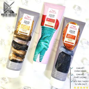 Dầu Hấp Tóc Nhuộm WELLA Color Fresh Mask, Phục Hồi Màu,Tăng Cường Ánh Sắc và Màu Tóc Khác Biệt 150ml