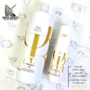 Dầu gội Wella Oil giúp tóc suôn mượt, sáng bóng Reflections Luminous Reveal Shampoo 250ml/ 1000ml