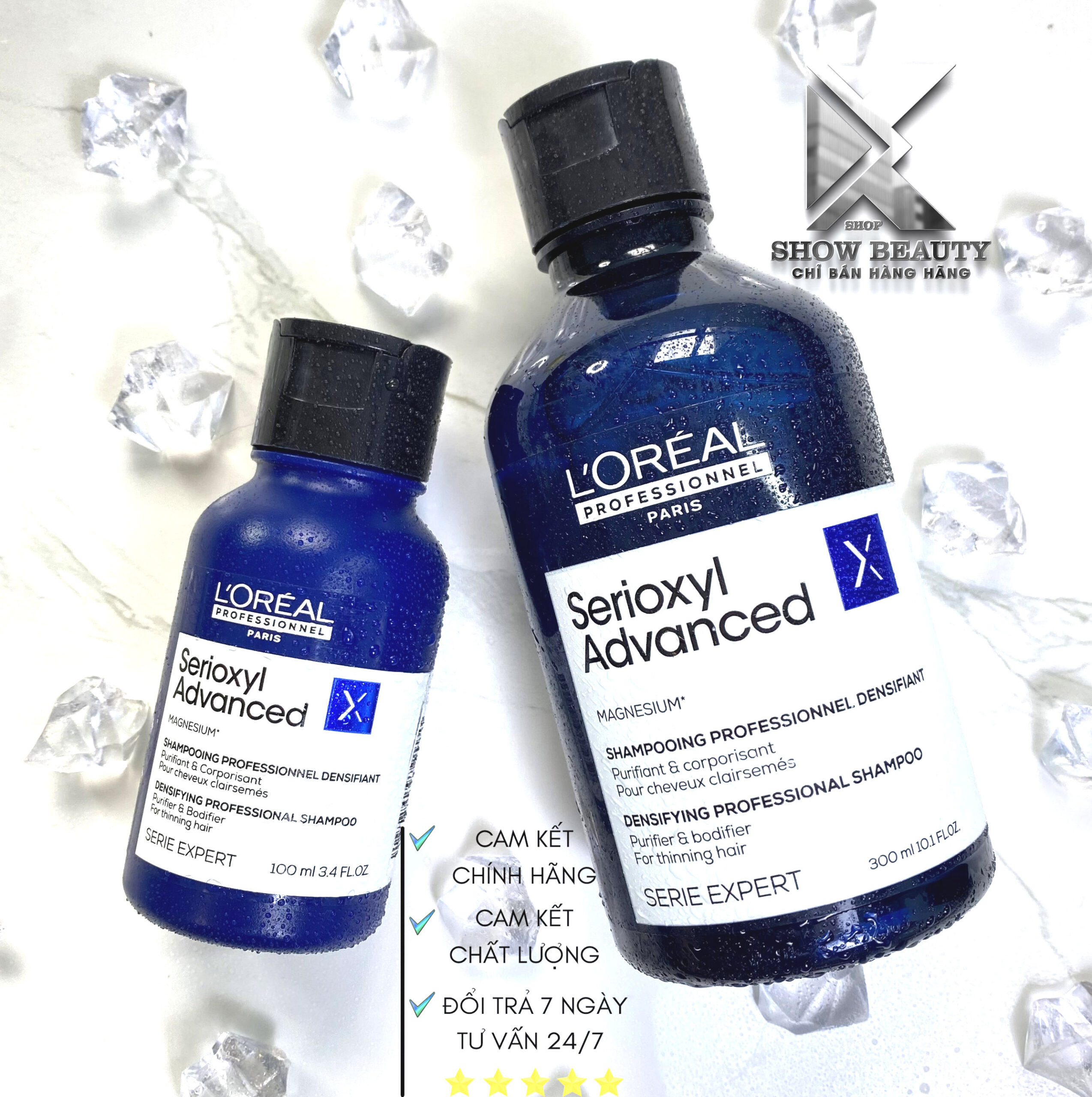 Dầu Gội Kích Thích Mọc Tóc Làm Dày Tóc L'Oréal Professionnel Serioxyl -  (Size Nhỏ)