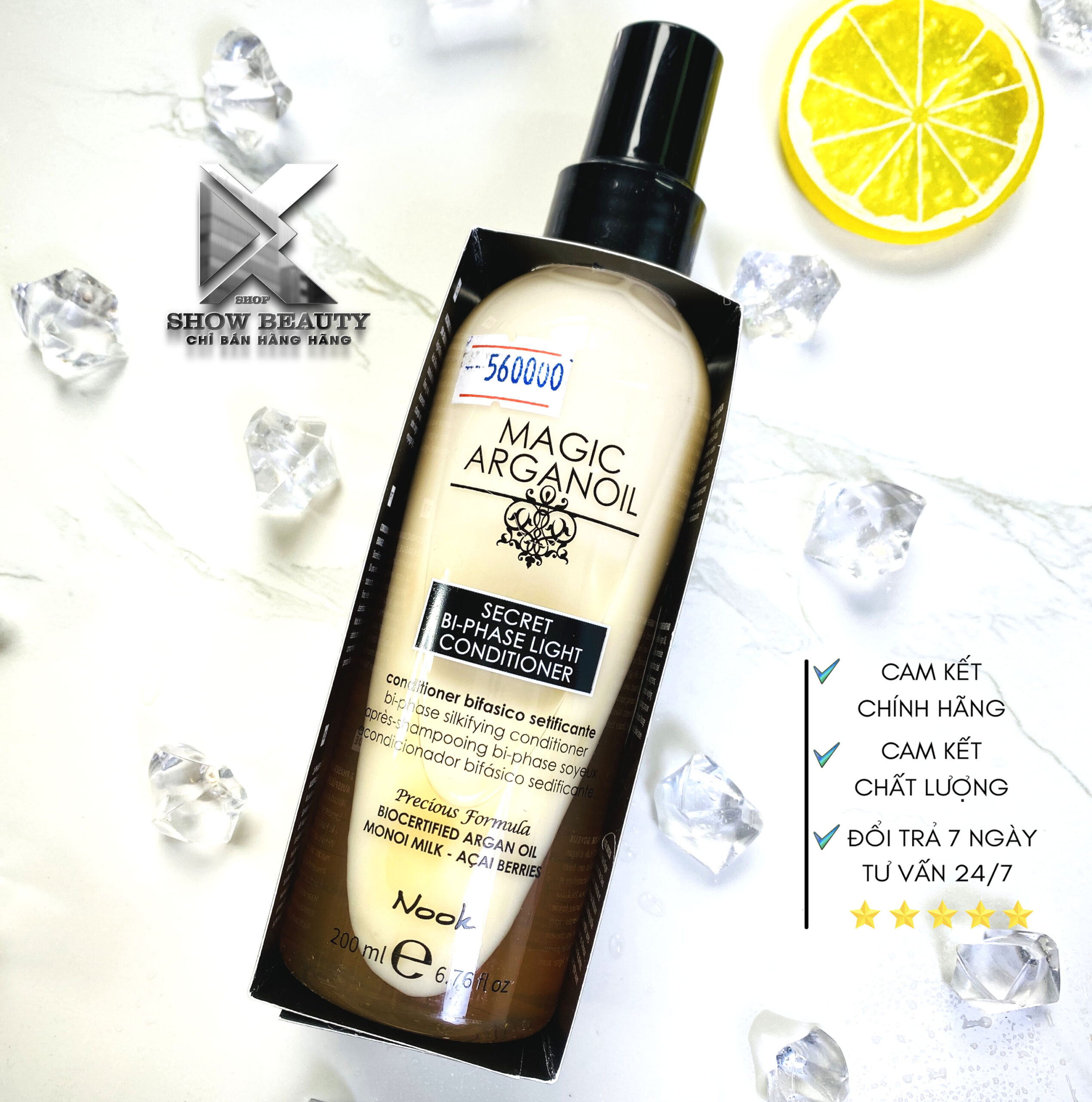 Xịt Dưỡng Nook Xả Khô 2 Lớp Làm Mềm Mượt  Secret Bi-Phase Light Conditioner 200ml