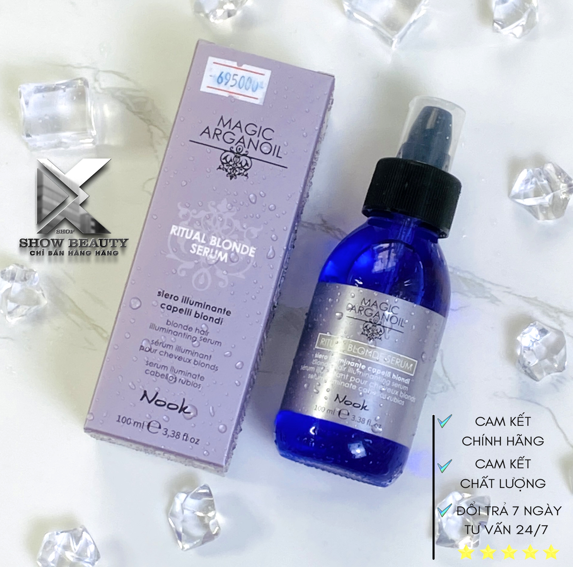 Serum Dưỡng Siêu Bóng Nook, Chống Rối & Làm Mềm Mượt Tóc - Blonde Story Serum